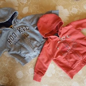 24 mo Toddler Boys Hoodie Bundle of 2